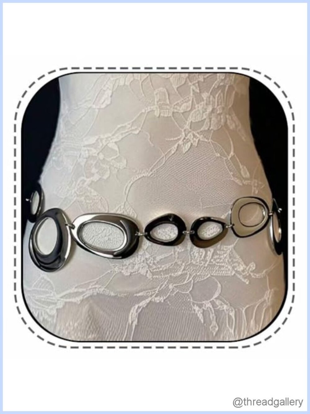 Punk Gothic Crossover Waist Chain Belt Tassel Body Jewelry for Women
